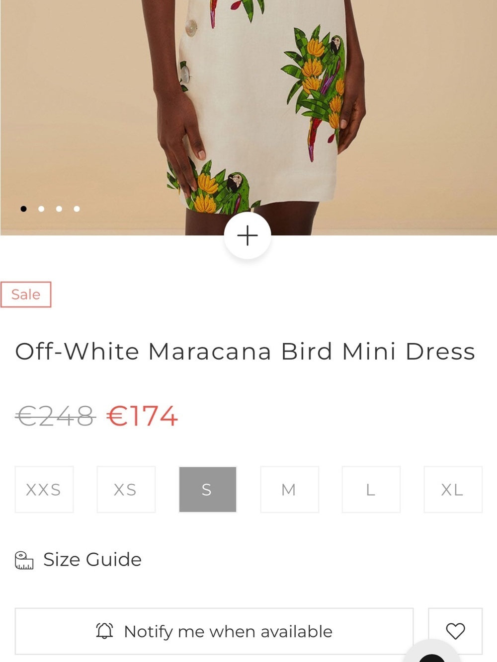 Farm Rio: Off-White Maracana Bird Mini Dress - Picture 7 of 12